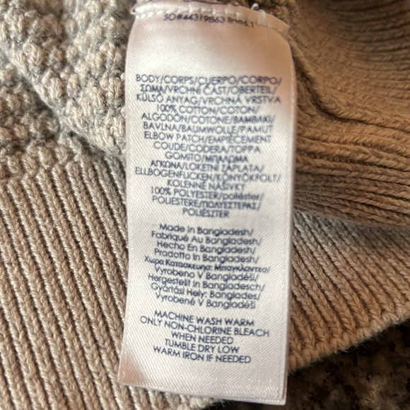 Chaps men’s quarter button sweater XXL EUC - Picture 11 of 11